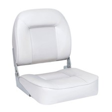Low Back Bucket Boat Seat, White, for Boat Yacht Marine Seat