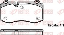Bremsbelagsatz Scheibenbremse REMSA 1202.00 für KLASSE W211 MERCEDES W221 V221 Bremsbelagsatz Scheibenbremse REMSA 1202.00 für KLASSE W211 MERCEDES W221 V221