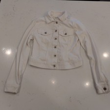 Jessica Simpson Denim Jacket Womens XS Croppe...