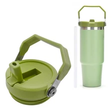 NETRIWOW Flip Tumbler Lid Replacement with Straw for Stanley 20 oz And 30 oz