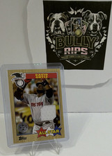Topps 2022 Series Two David Ortiz Boston Red Sox 1987 All-Star Relic Insert Card