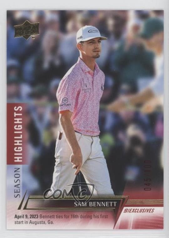 2024 Upper Deck Season Highlights UD Exclusives 45/100 Sam Bennett Rookie RC 3d2