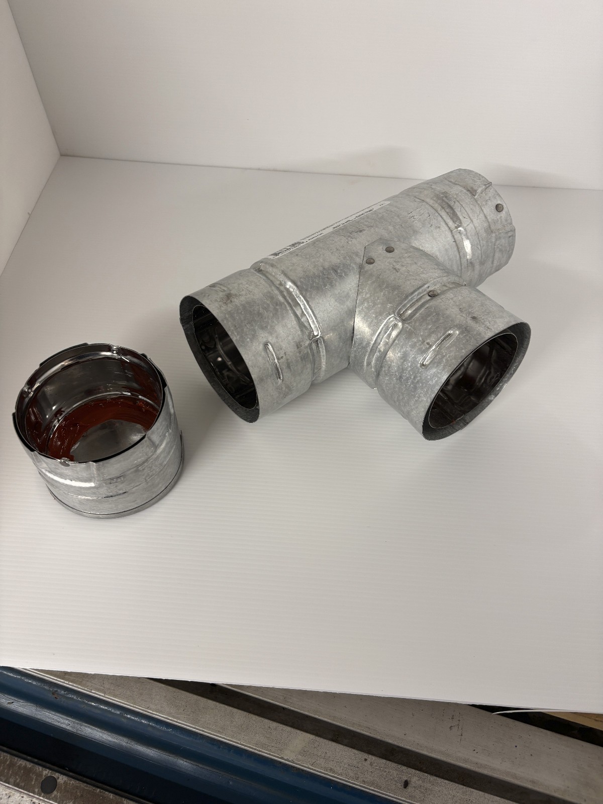 Pelletvent 3 In. Tee with Clean-Out Cap NEW