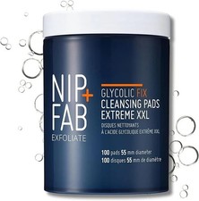 Image of Nip + Fab Glycolic Acid Night Pads for Face with Salicylic, Hyaluronic Acid, Exf