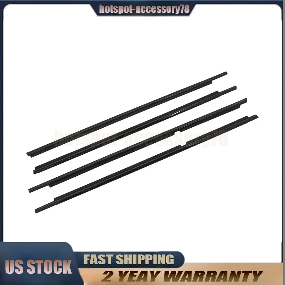 Juego de molduras de cinturón de puerta trasera delantera exterior para Lexus RX330 RX350 RX400h 2004-2008 Foto 2 de 4