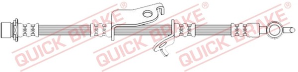 Quick Brake Bremsschlauch 50.727 M10X1 FüR Toyota Prius Hybrid ZVW30 Plug ZVW35-image