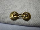 Art Deco Cuff Links 18K Gold Ruby Mother of Pearl French c1910 Edwardian Great! — photo 3