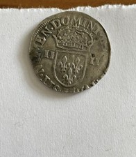 Un Quart D’écu Henri III Atelier Limoges