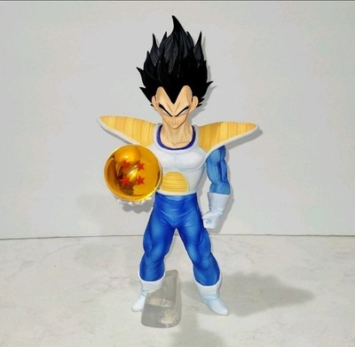 NWT Dragon Ball Z Vegeta Holding Dragon Ball Figure Statue 11 Inch PVC SEALED OA
