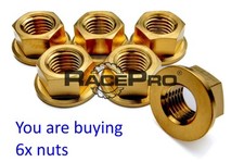Kit dadi pignone titanio Honda CBR400RR NC29 braccio gabbiano (1990 in poi) 7 colori op...