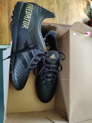 Adidas Predator 19.4 - Men's Turf Soccer Shoes (Black w/ Tan) F35635 US 8.5 New