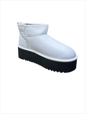 Project Cloud Huggy Ankle Boots in White