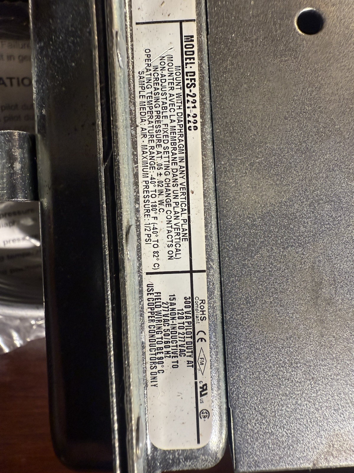 Tjernlund D-3 120v Inline Draft Inducer Fan Vertical Vent Systems fast shipping