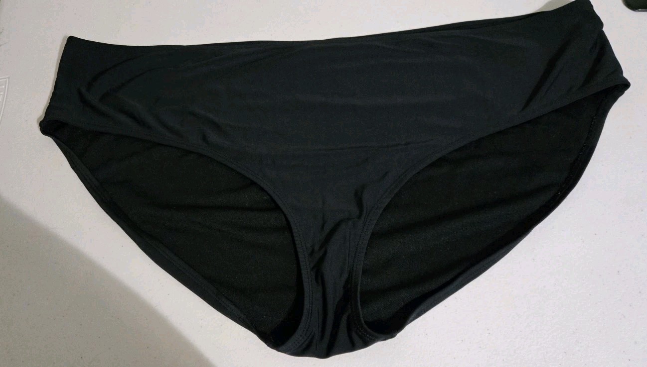 Nice Comfy Basic Editions Size 20 Black Hipsters … - image 3