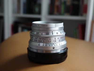 Leica Summicron-M 35mm f/2 8-Element Leica M Mount w/ Hood, Caps & Leica filter