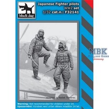 BLACK DOG BDF32141 Japanese fighter pilots WW II set  1:32
