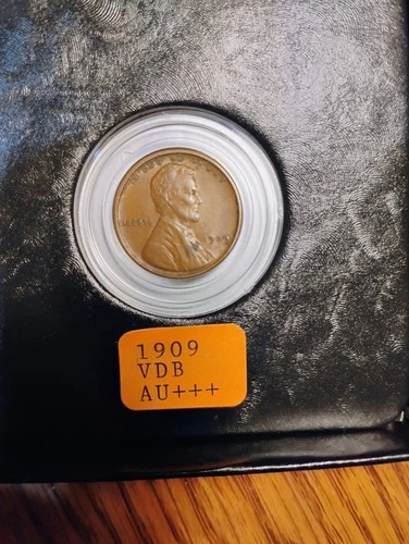 1909 VDB Lincoln Cent Beautiful AU+++ Original