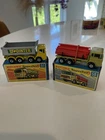 Matchbox Superfast Lesney #51 8 Wheel Tipper ~ One Owner 1969 and #58 Daf girder