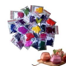 24 Color Candle Dye Chips, Soy Wax Dye Flakes For Candle Making, Candle Coloring