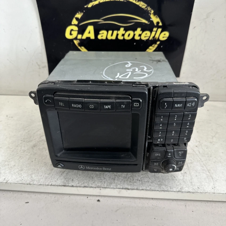 S13* Mercedes W220 Anzeigeeinheit Radio Navi Command A2208200389 2208200389 - Bild 2 von 4