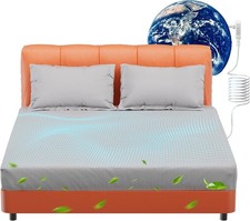 Grounding Sheets Queen,10 Pure Silver Fiber 90 Organic Cotton,Deep Pocket Grou