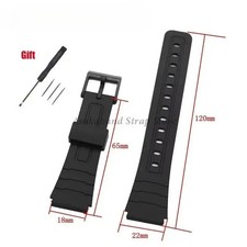 CASIO Watch Band F-91W,F-28W,F-91WG,F-93W,F-94WA,F-105W,F-106W,FLB-91W