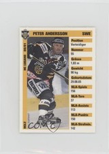 2000-01 Slapshot Cards Swiss Minis Peter Andersson #HCL2 7ez