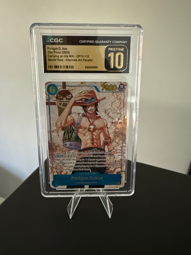 Portgas.D.Ace (Parallel) graded CGC 10 for sale on eBay