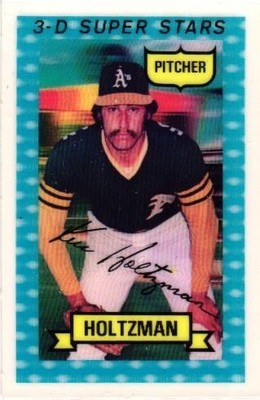 1974 Kellogg's 3-D - Ken Holtzman (#31 of 54)  Oakland Athletics