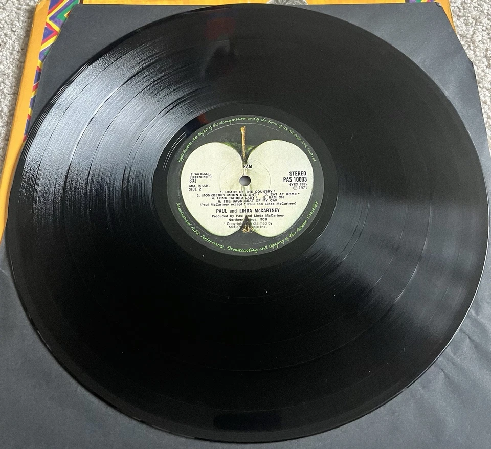 Paul McCartney - RAM - 1st UK Pressing VG+ VINYL  - Image 4 of 4