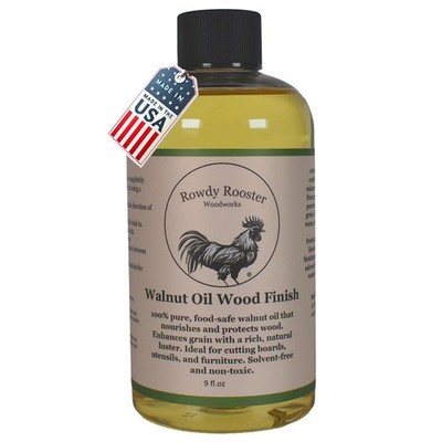 Refined Walnut Oil for Wooden Kitchen Items and More-Premium Wood Finish, Con...