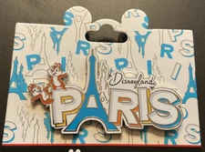2025 Disney Parks Disneyland Paris DLP Chip And Dale Paris Eiffel Tower Pin