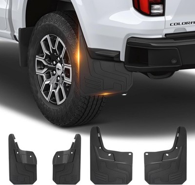 Sunsdrew Mud Flaps Chevy Colorado 2023-2026 All Weather No Drill 4PCS