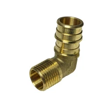 5 PIECES XFITTING 3/4 PROPEX X/2 MALE NPT ELBOW, EXPANSION F1960, PEX A, LEAD