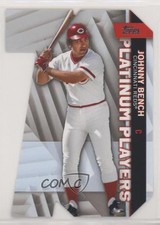 2021 Topps Topps Platinum Players Die-Cuts Johnny Bench #PDC-6 HOF 14ll