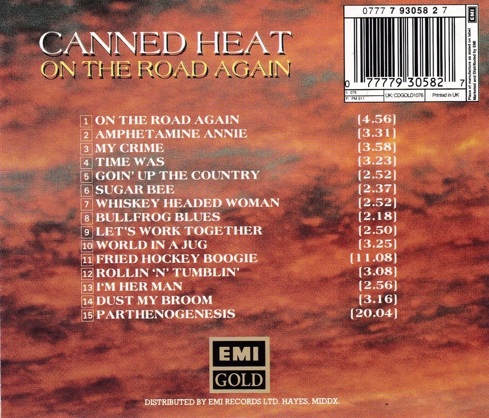 Canned Heat - On the Road again (Compilation) - Bild 2 von 2