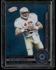 2001 Pacific Prism Atomic Rookie Reaction CHRIS WEINKE FSU SEMINOLES FREE SHIP