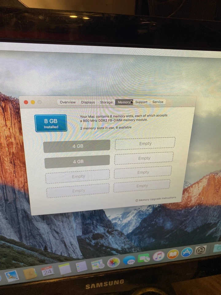Apple Mac Pro  A1186 2x Intel Quad Core Xeon E5462 2.8GHz 8GB RAM  1TB  HDD - Image 4 of 4