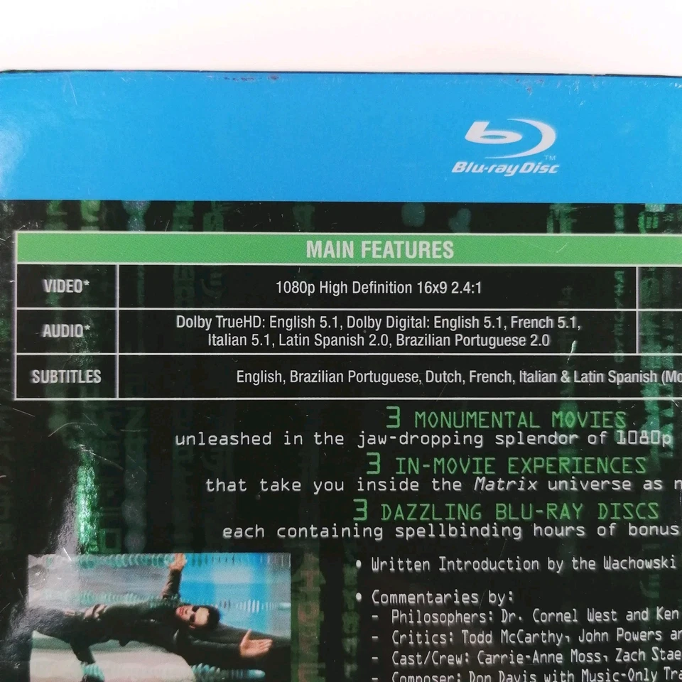 The Matrix The Complete Trilogy Blu-Ray Box Set (2008) Keanu Reeves - Image 3 of 4