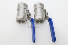 Lot of 2 LEADTEK NIB EADEK 25A 1 inch Material 304 Ball Valve VLV-I-2033=9J12