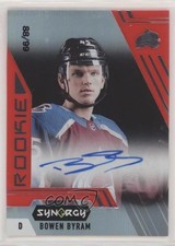 2020-21 Upper Deck Synergy Rookie Portrait Red 88/99 Bowen Byram #A-135 Auto s4p