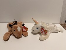 Ty Beanie Babies Derby the Horse  Mystic The Unicorn
