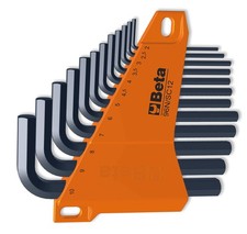 BETA 96N/SC12 Set Chiavi a Brugola Professionali con Supporto 12 Pezzi Esagonali