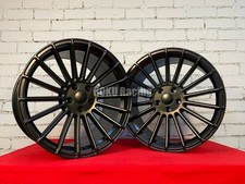 4X 21 Zoll HAXER HX010 5X120 Felgen schwarz f�r BMW X5 X6 E70 E71 F15 F16...