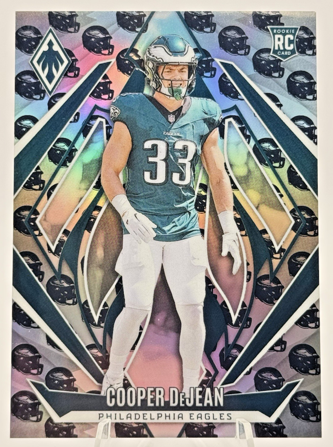Cooper DeJean 2024 Panini Phoenix #171 Team Helmet Prizm /399