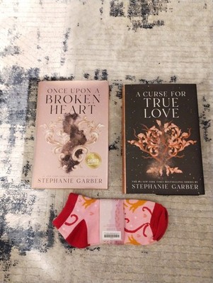 SIGNED Once Upon a Broken Heart by Stephanie Garber FIRST ED + A Curse Of True L