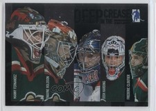 2003 ITG Be A Player Memorabilia Manny Fernandez Dwayne Roloson Josh Harding gr5