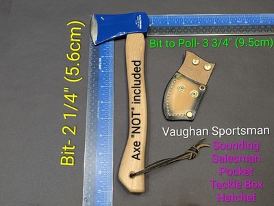 Vaughan Sportsman/Salesman/Sounding Ax Handmade Leather Axe Mask ''Only'' Read Des