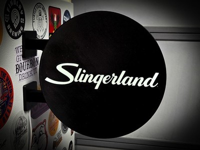 Slingerland Round LED Light Box | Double Sided Sign RGB Option