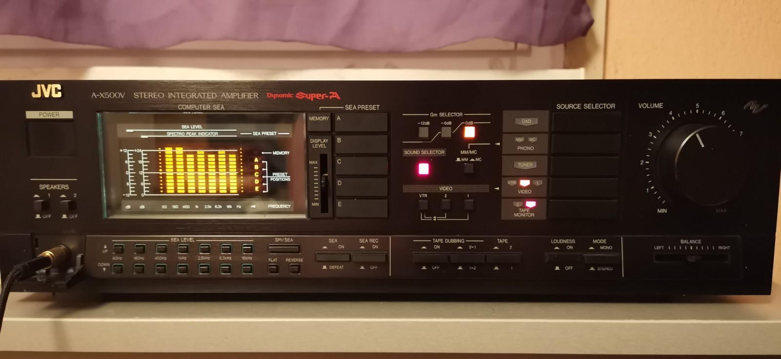 JVC A-X500VB Stereo Vollverstärker Sound Amplifier Audiogerät Poweramp